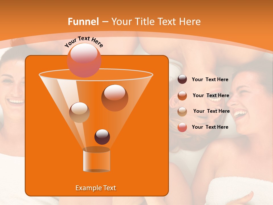 Beauty Sauna Laughing PowerPoint Template