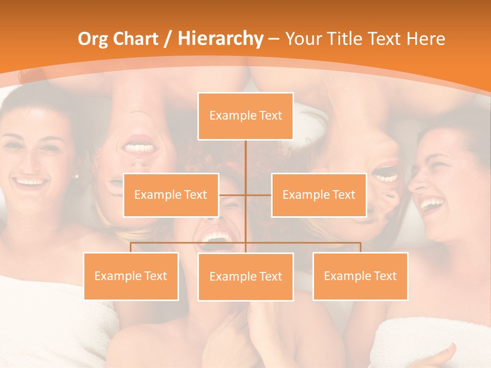 Beauty Sauna Laughing PowerPoint Template