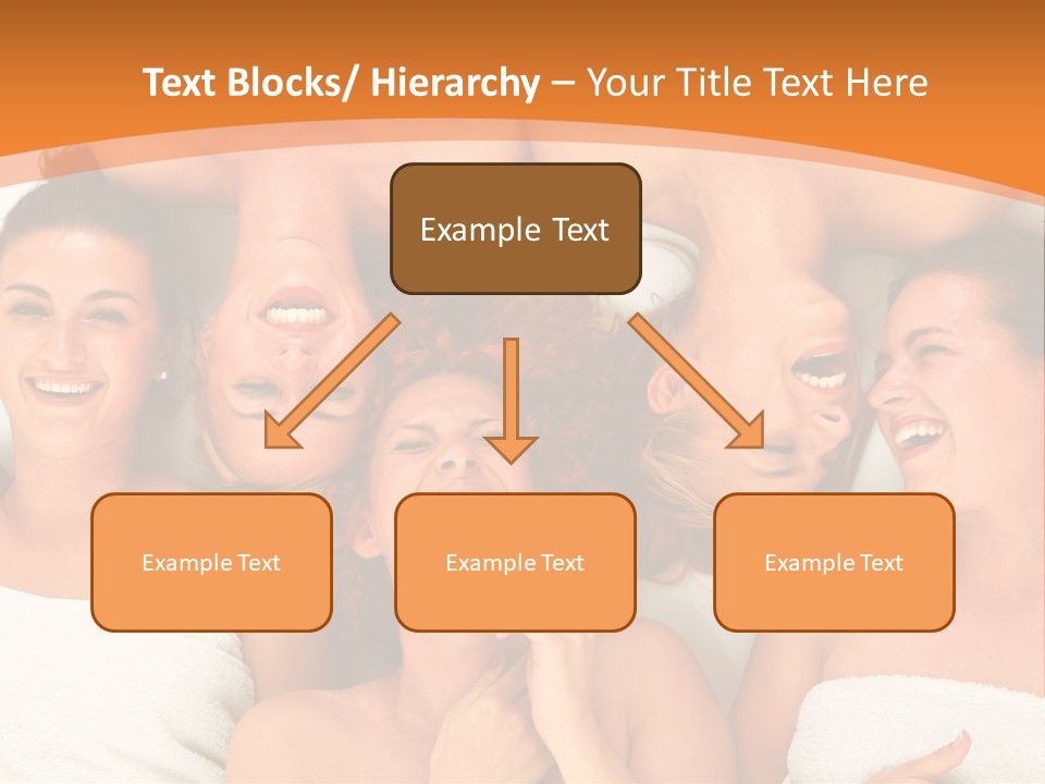 Beauty Sauna Laughing PowerPoint Template