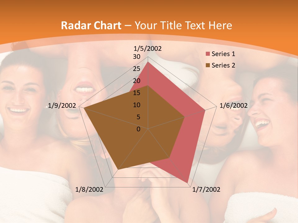 Beauty Sauna Laughing PowerPoint Template