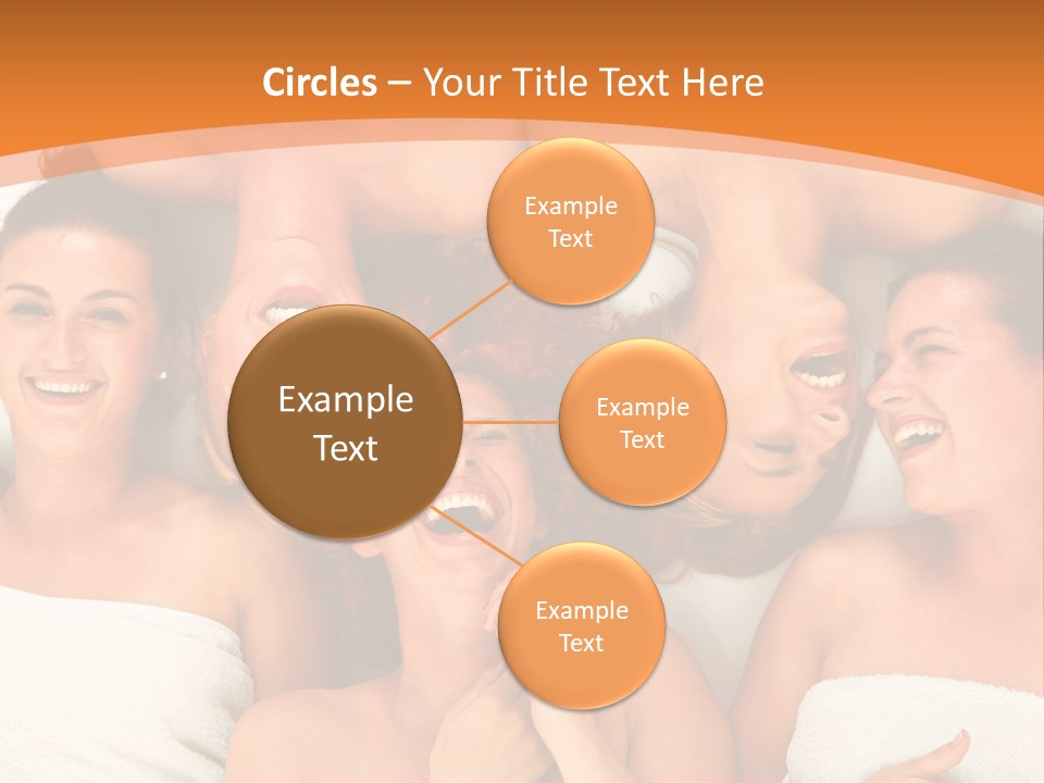 Beauty Sauna Laughing PowerPoint Template
