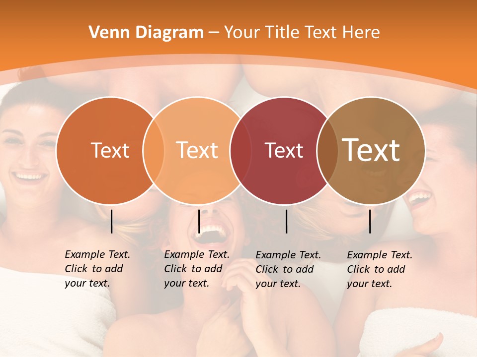 Beauty Sauna Laughing PowerPoint Template