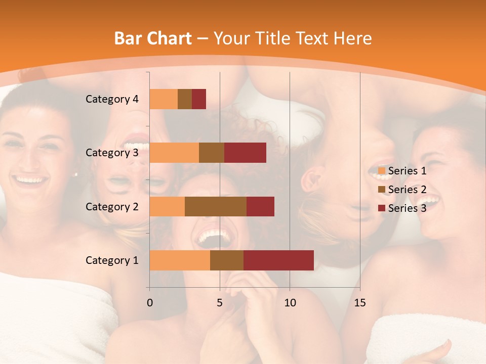 Beauty Sauna Laughing PowerPoint Template