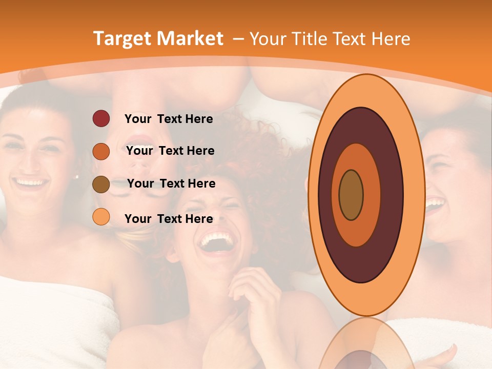 Beauty Sauna Laughing PowerPoint Template