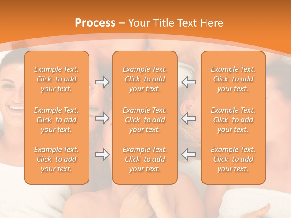 Beauty Sauna Laughing PowerPoint Template