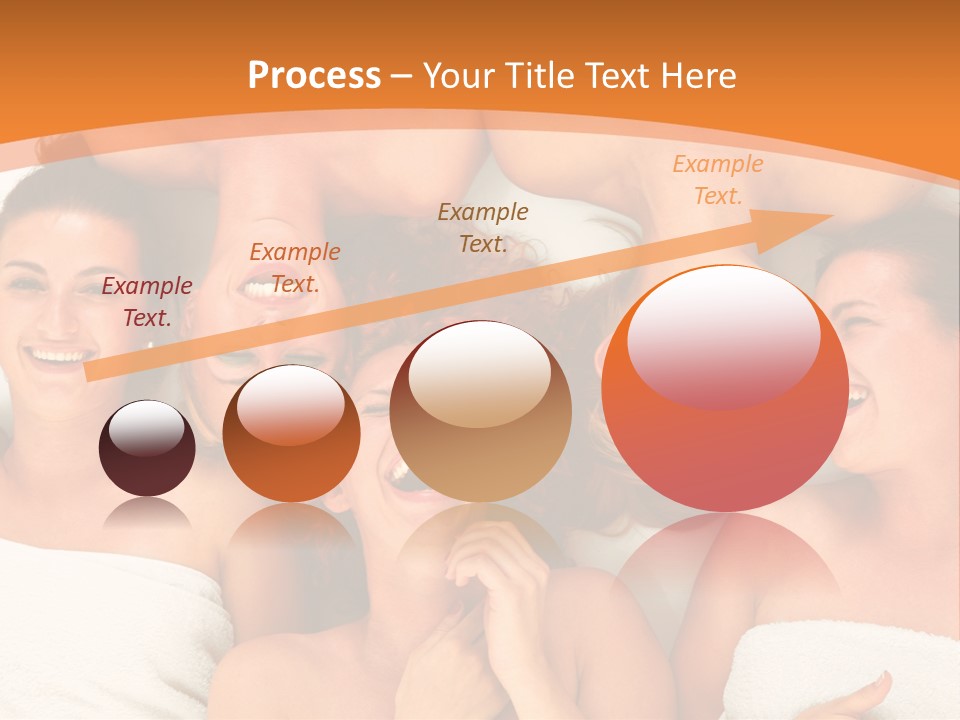 Beauty Sauna Laughing PowerPoint Template