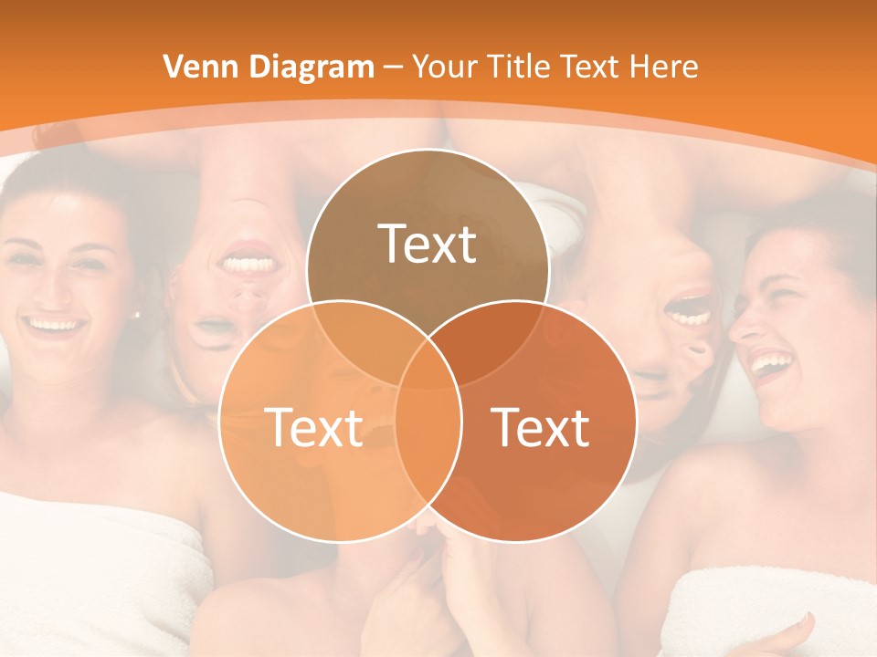 Beauty Sauna Laughing PowerPoint Template