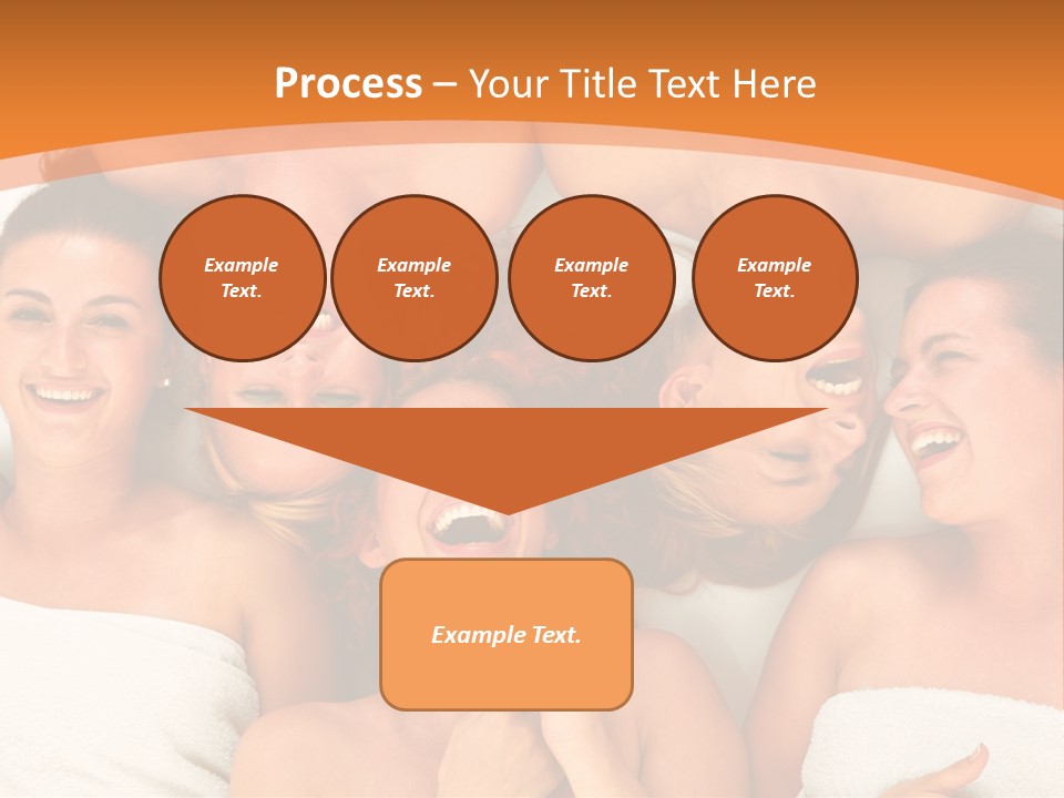 Beauty Sauna Laughing PowerPoint Template