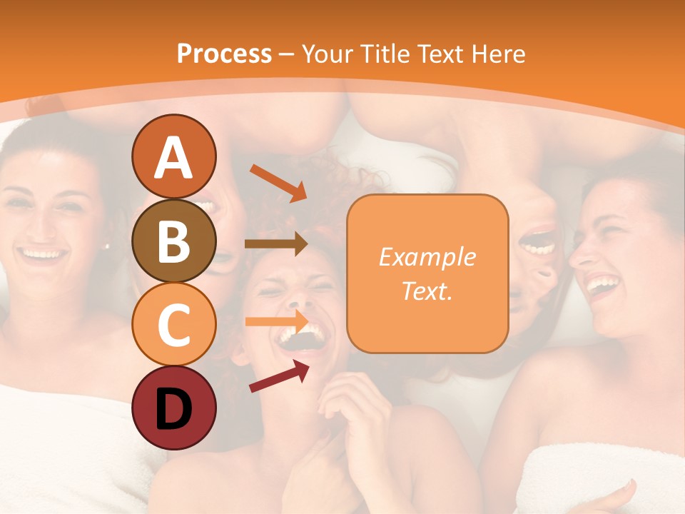 Beauty Sauna Laughing PowerPoint Template