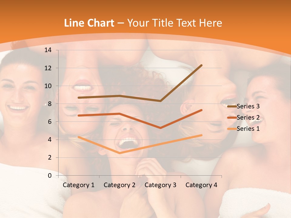 Beauty Sauna Laughing PowerPoint Template