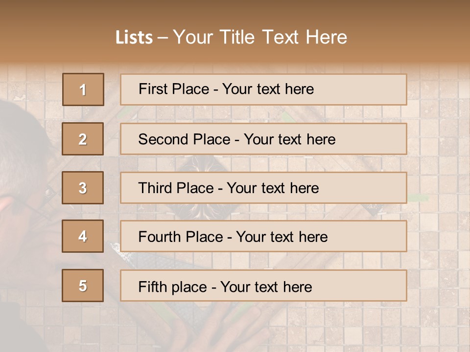 Architecture Job Tile PowerPoint Template
