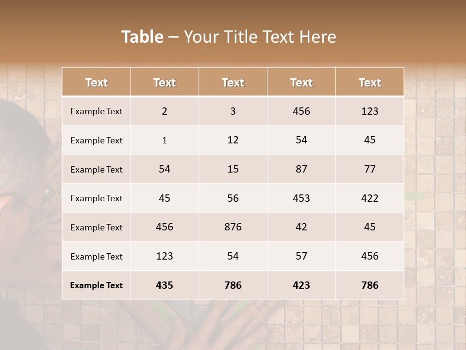 Architecture Job Tile PowerPoint Template
