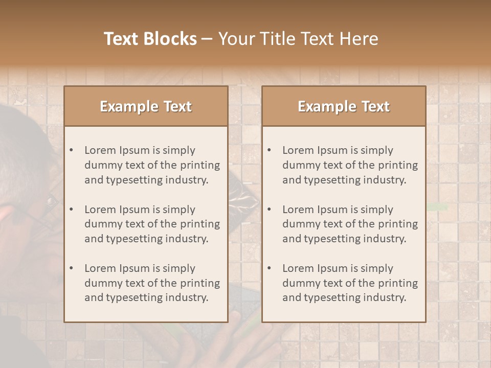 Architecture Job Tile PowerPoint Template