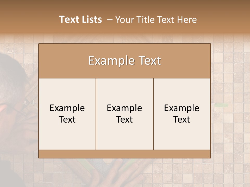 Architecture Job Tile PowerPoint Template