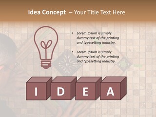 Architecture Job Tile PowerPoint Template