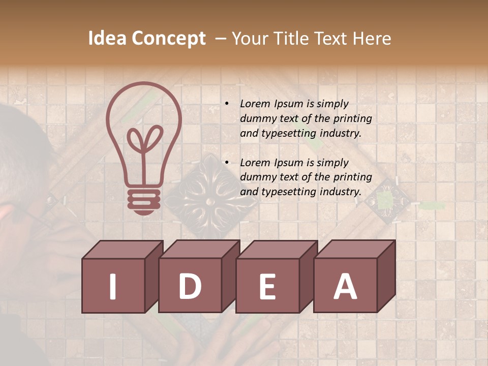 Architecture Job Tile PowerPoint Template