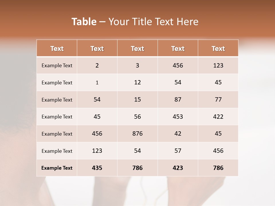 A Woman Looking At Her Reflection In A Mirror PowerPoint Template
