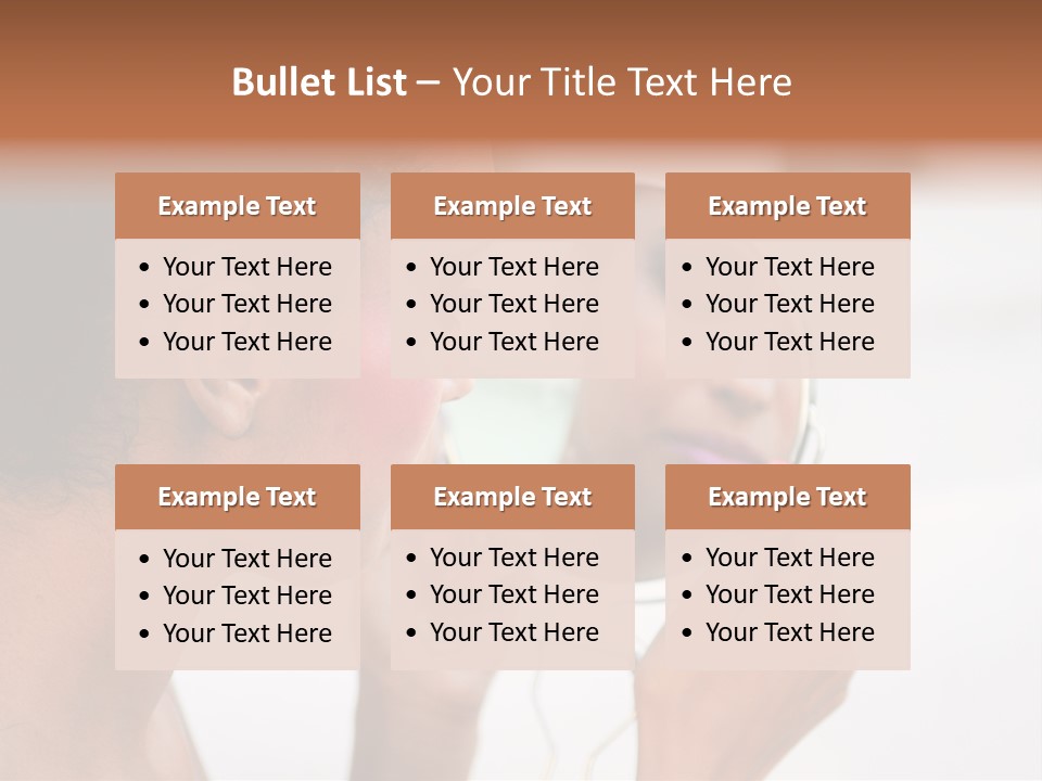 A Woman Looking At Her Reflection In A Mirror PowerPoint Template