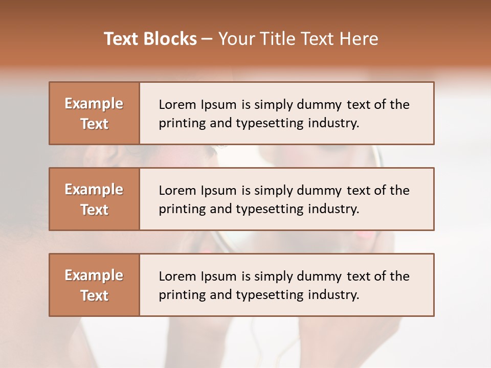 A Woman Looking At Her Reflection In A Mirror PowerPoint Template