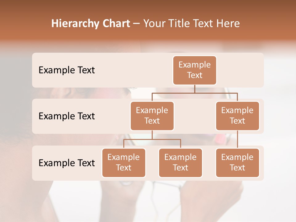 A Woman Looking At Her Reflection In A Mirror PowerPoint Template