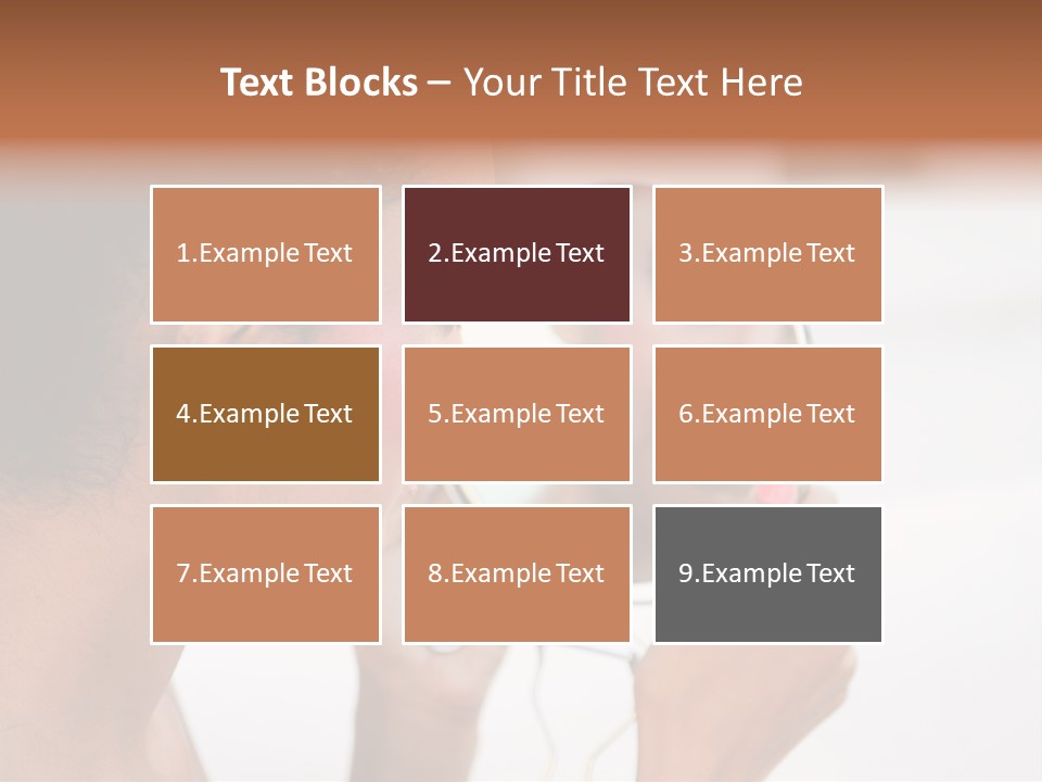 A Woman Looking At Her Reflection In A Mirror PowerPoint Template