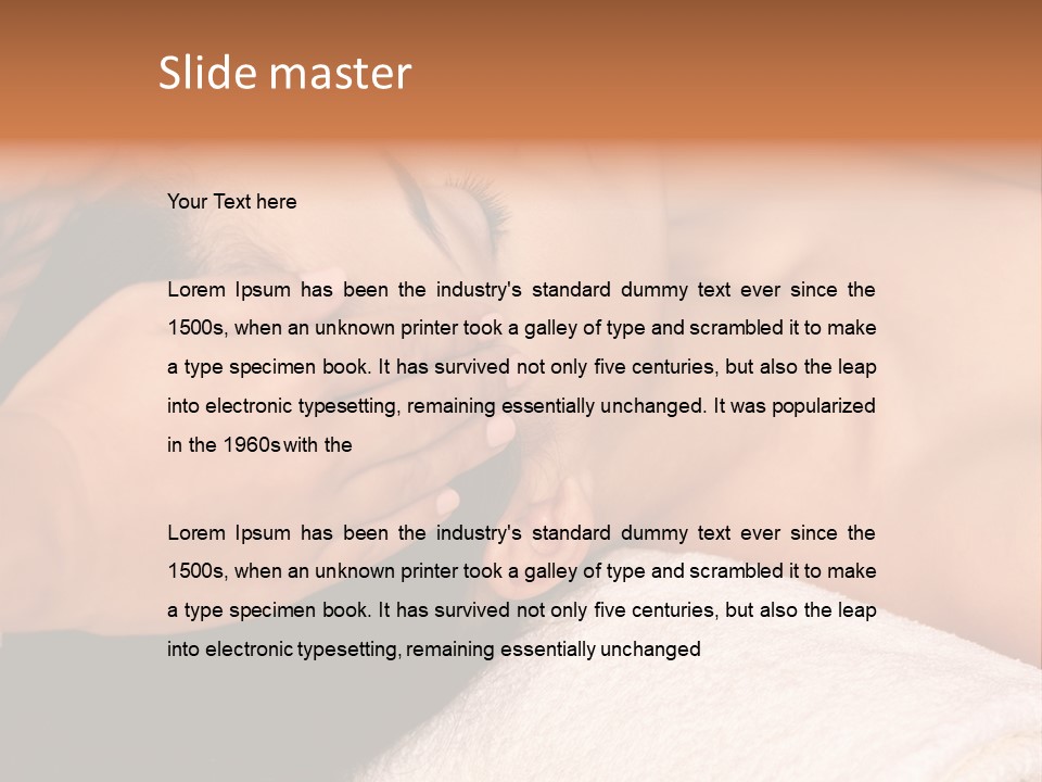 Body Care Salon Lifestyle PowerPoint Template