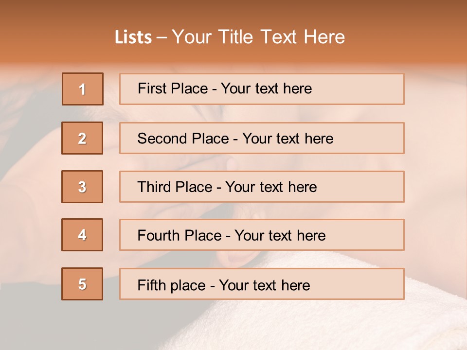 Body Care Salon Lifestyle PowerPoint Template