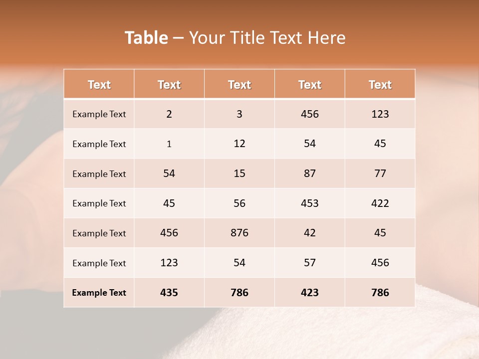 Body Care Salon Lifestyle PowerPoint Template