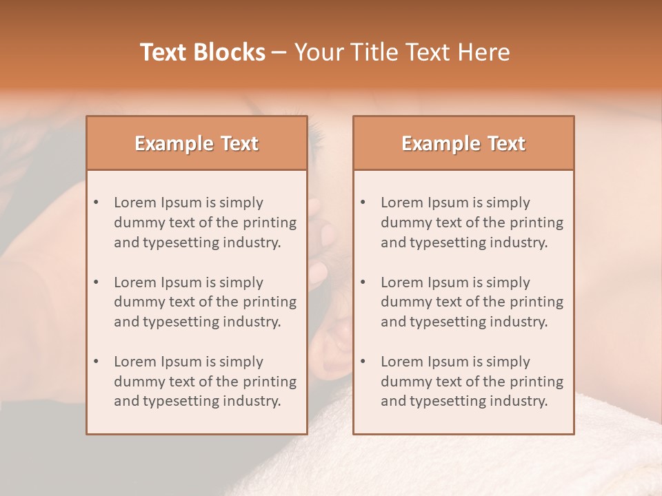 Body Care Salon Lifestyle PowerPoint Template
