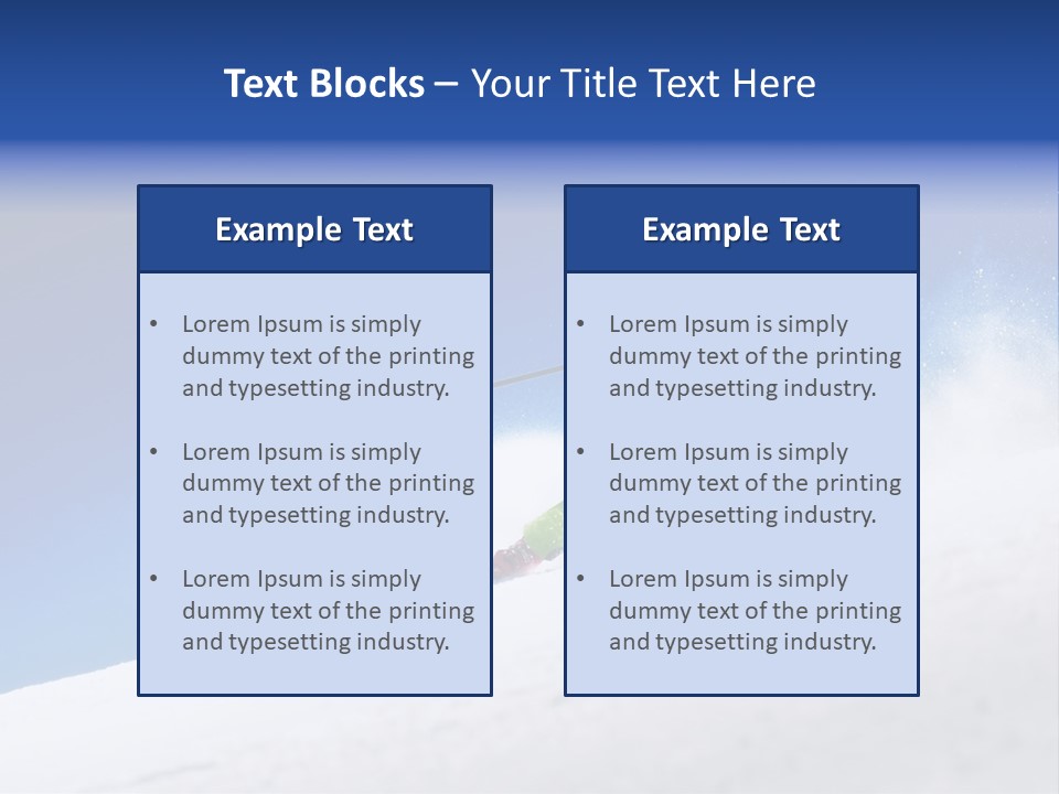 Winter Fast Extreme PowerPoint Template