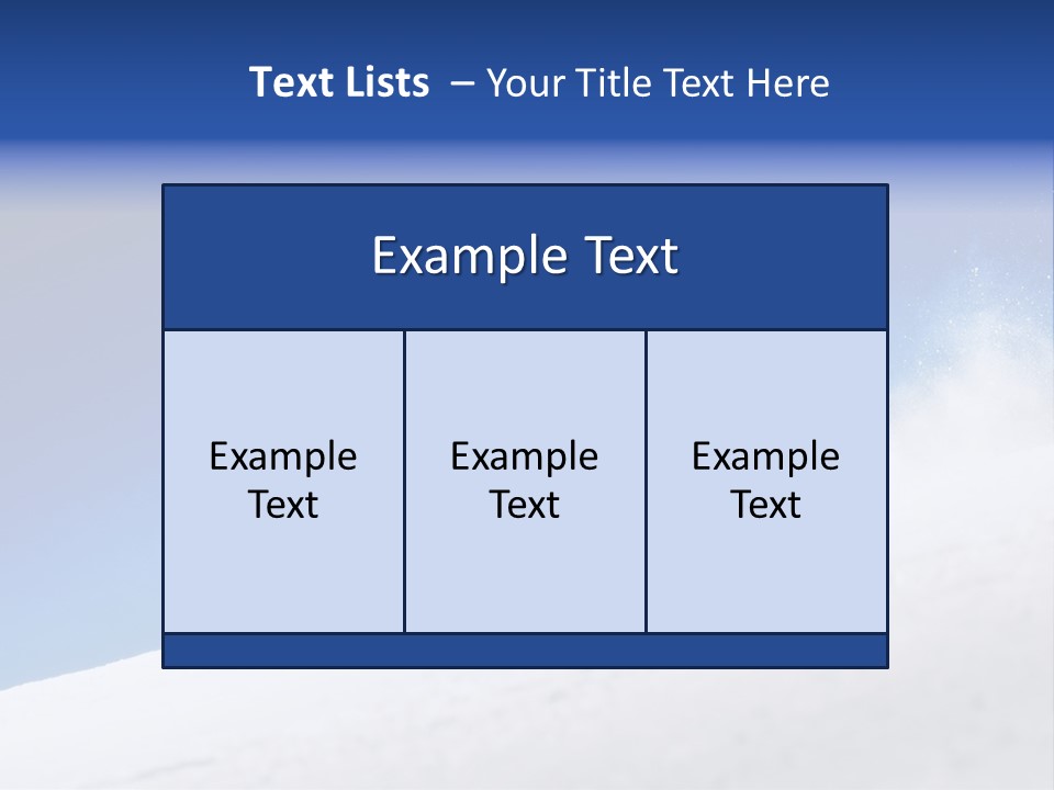 Winter Fast Extreme PowerPoint Template