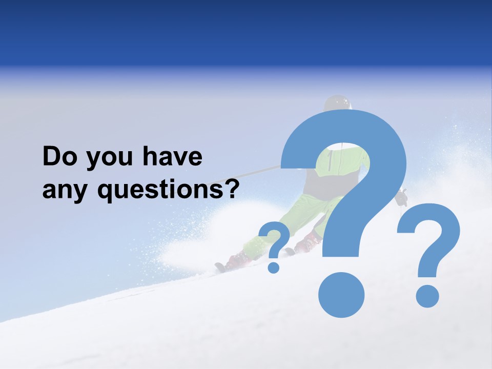 Winter Fast Extreme PowerPoint Template