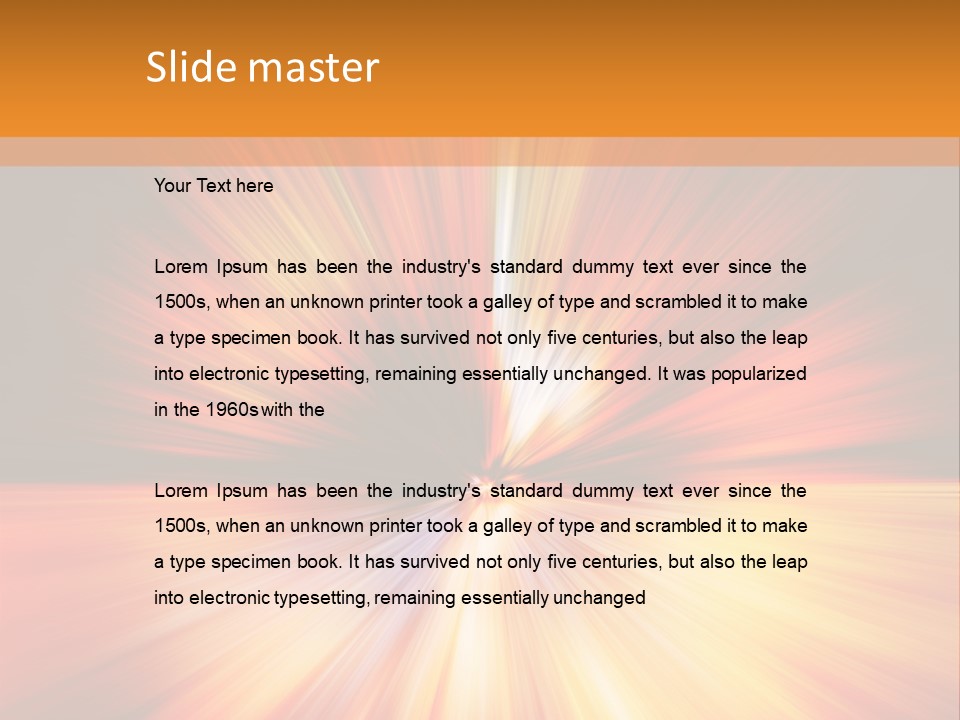 Illuminated Dark Technology PowerPoint Template