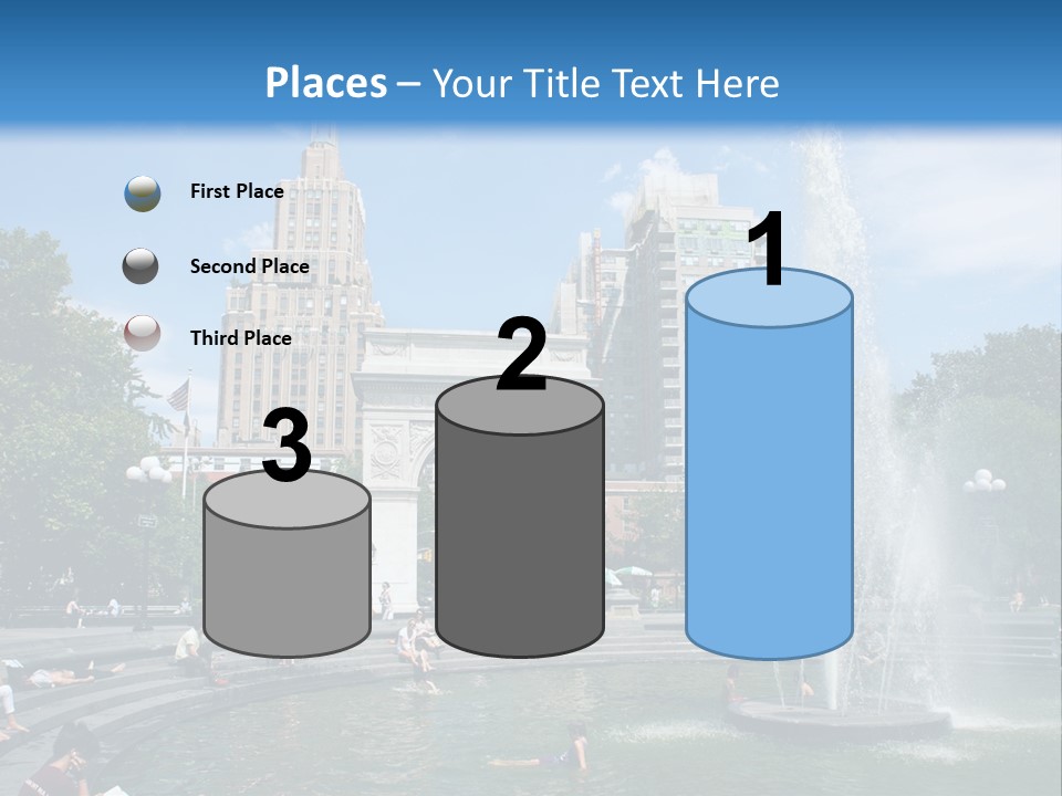 Downtown Triumphal Stone PowerPoint Template