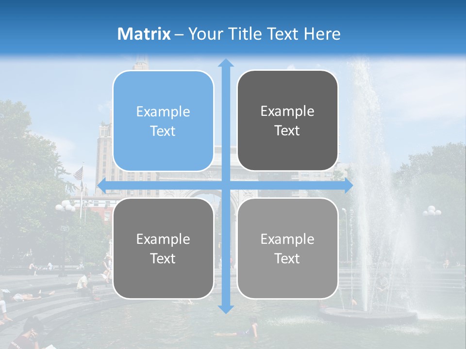 Downtown Triumphal Stone PowerPoint Template