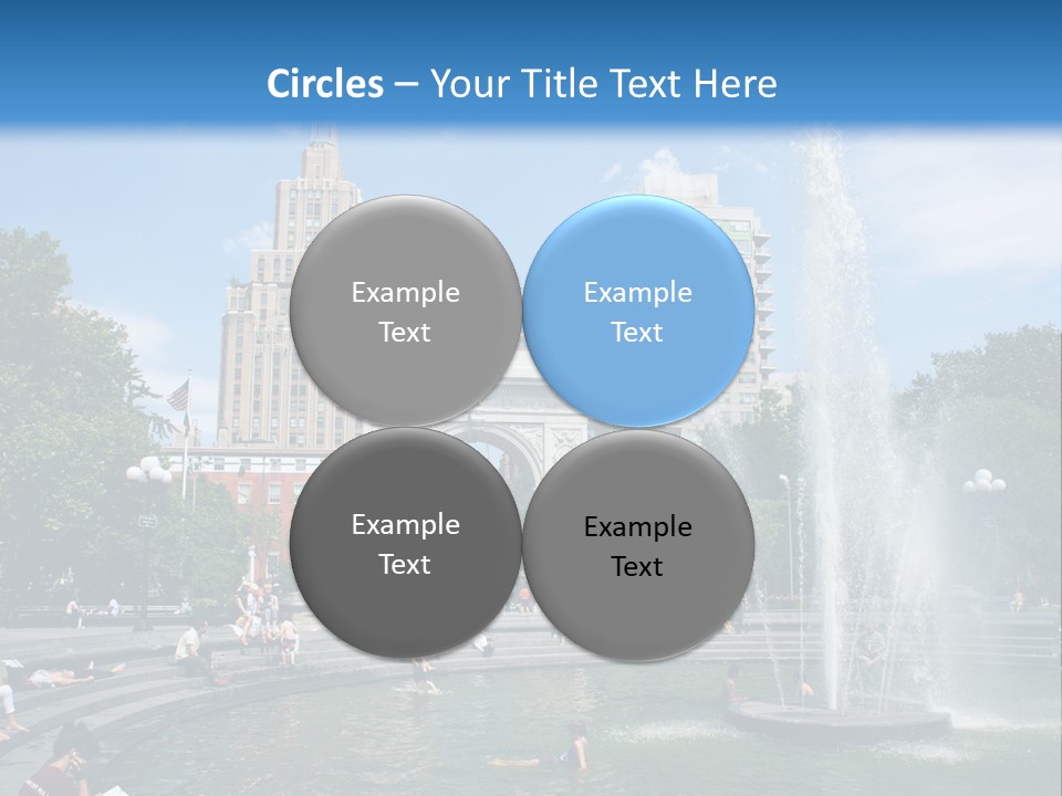 Downtown Triumphal Stone PowerPoint Template