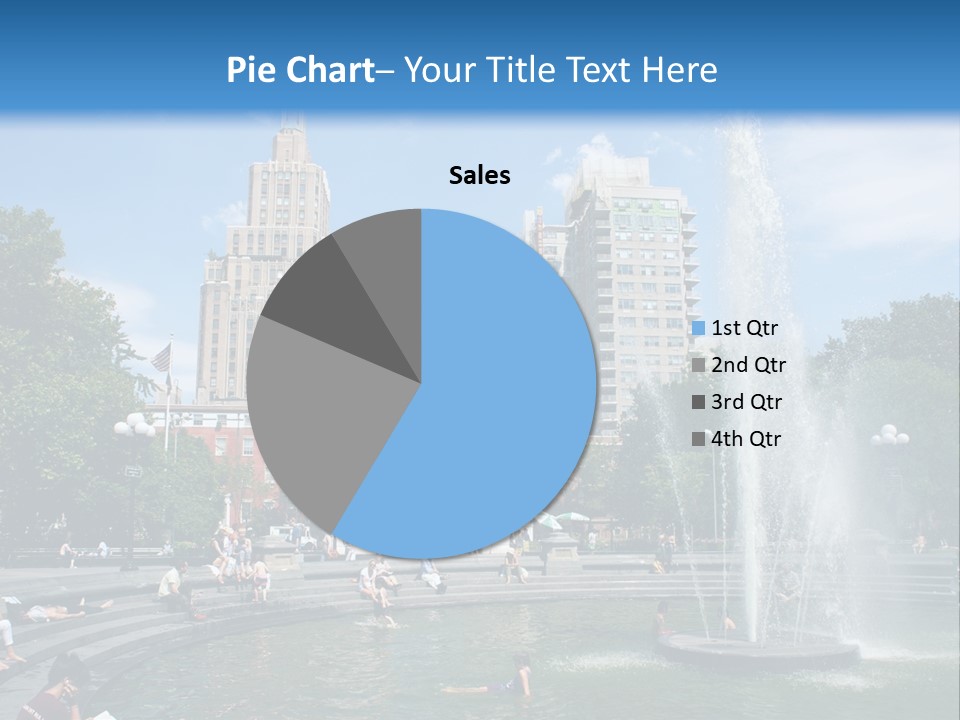 Downtown Triumphal Stone PowerPoint Template