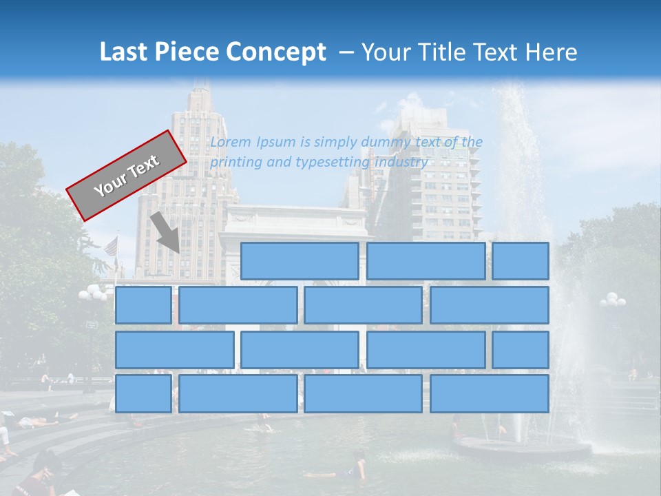 Downtown Triumphal Stone PowerPoint Template