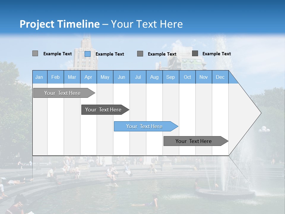 Downtown Triumphal Stone PowerPoint Template