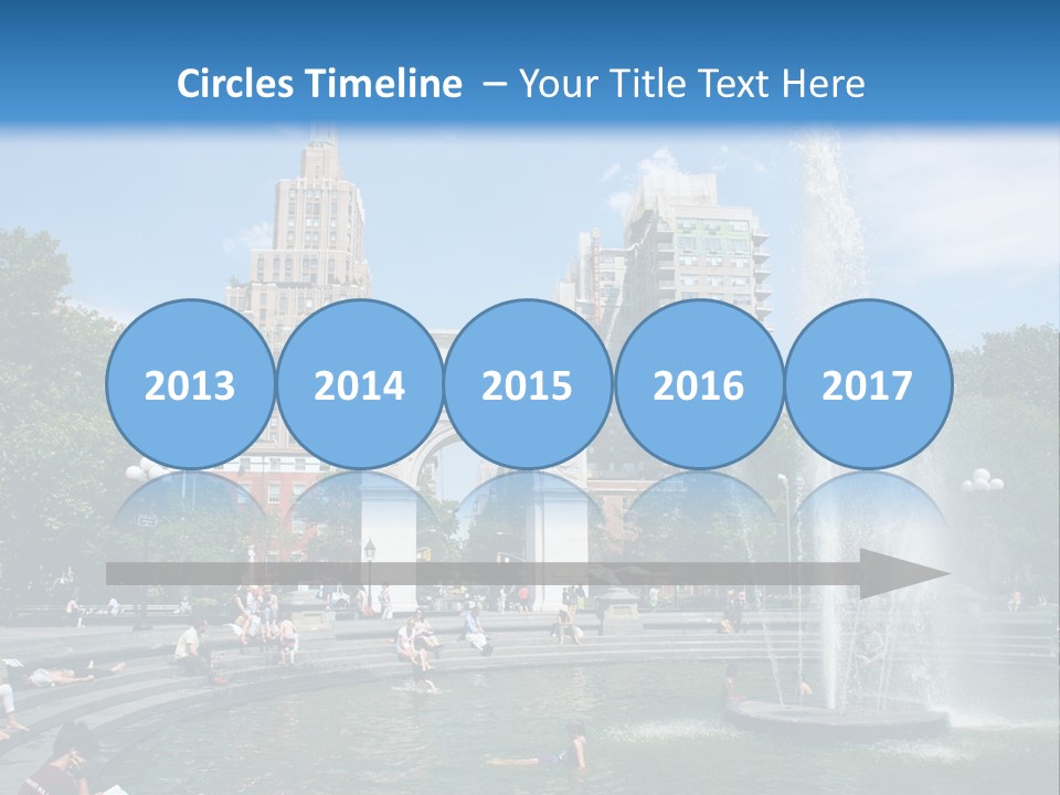 Downtown Triumphal Stone PowerPoint Template