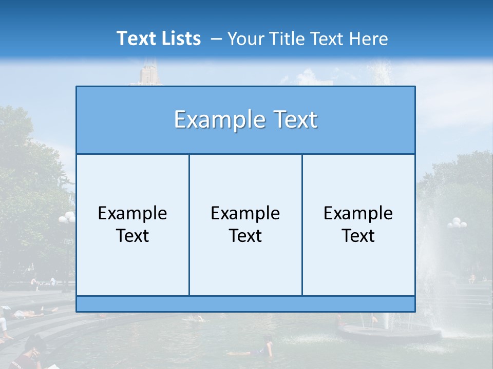 Downtown Triumphal Stone PowerPoint Template