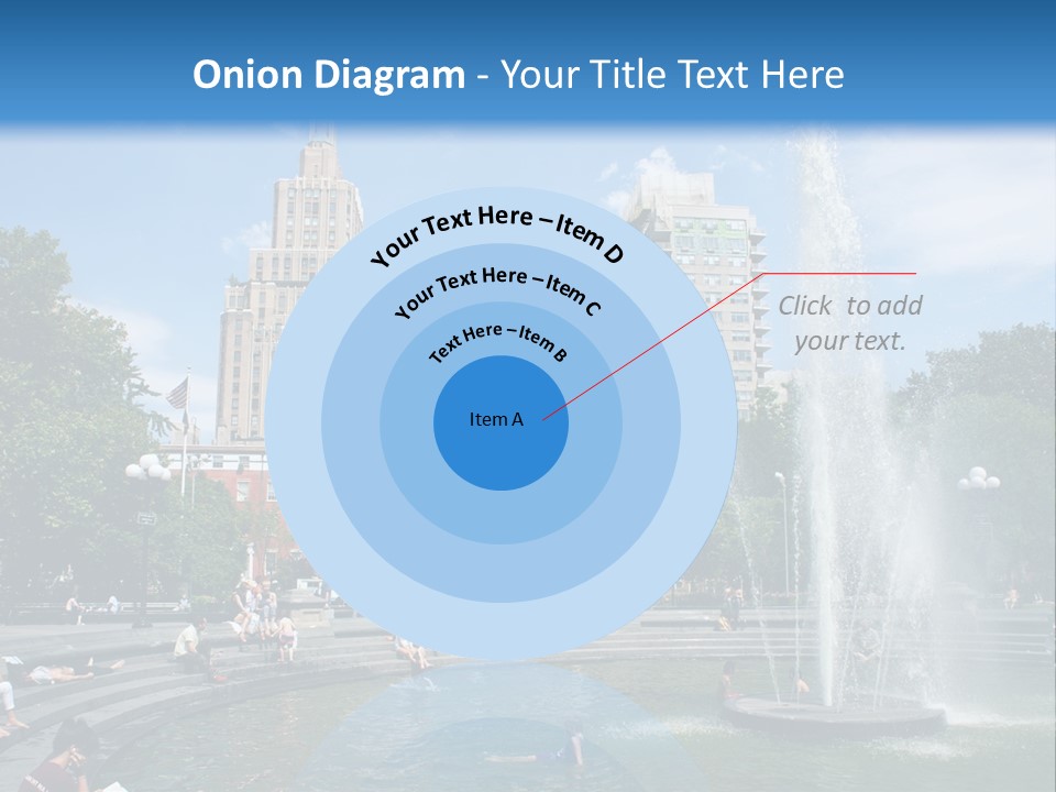 Downtown Triumphal Stone PowerPoint Template