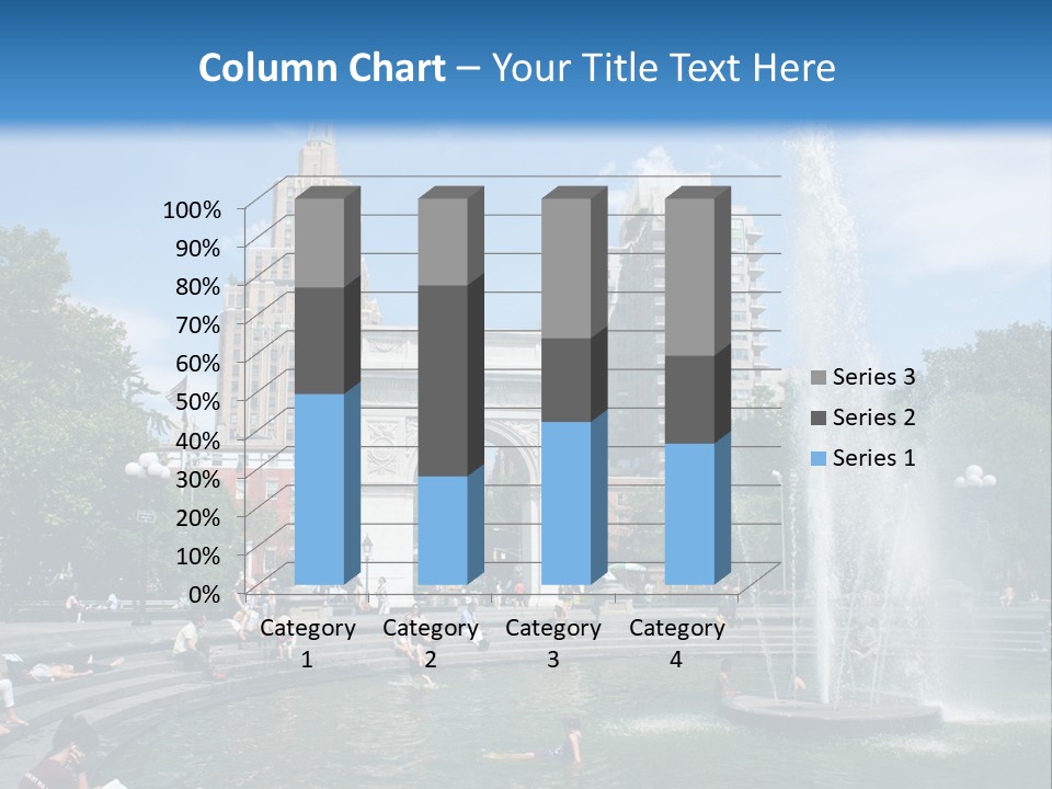 Downtown Triumphal Stone PowerPoint Template