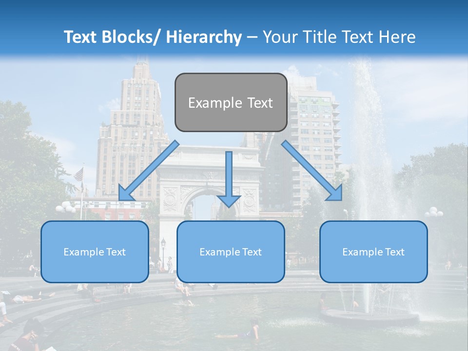 Downtown Triumphal Stone PowerPoint Template