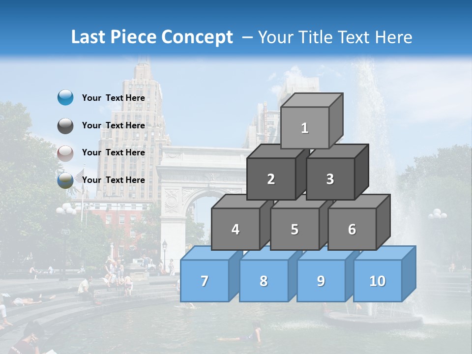Downtown Triumphal Stone PowerPoint Template