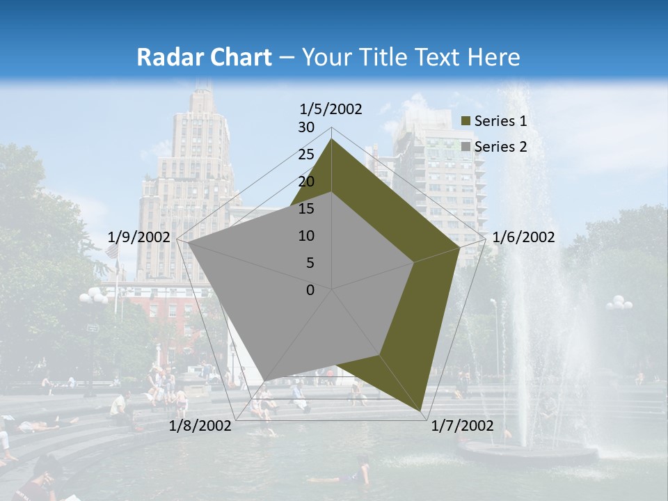 Downtown Triumphal Stone PowerPoint Template