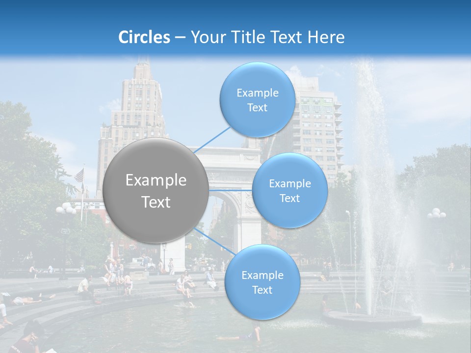 Downtown Triumphal Stone PowerPoint Template