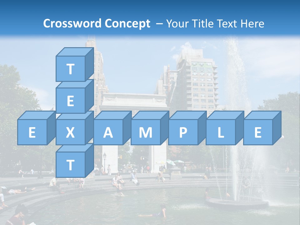 Downtown Triumphal Stone PowerPoint Template