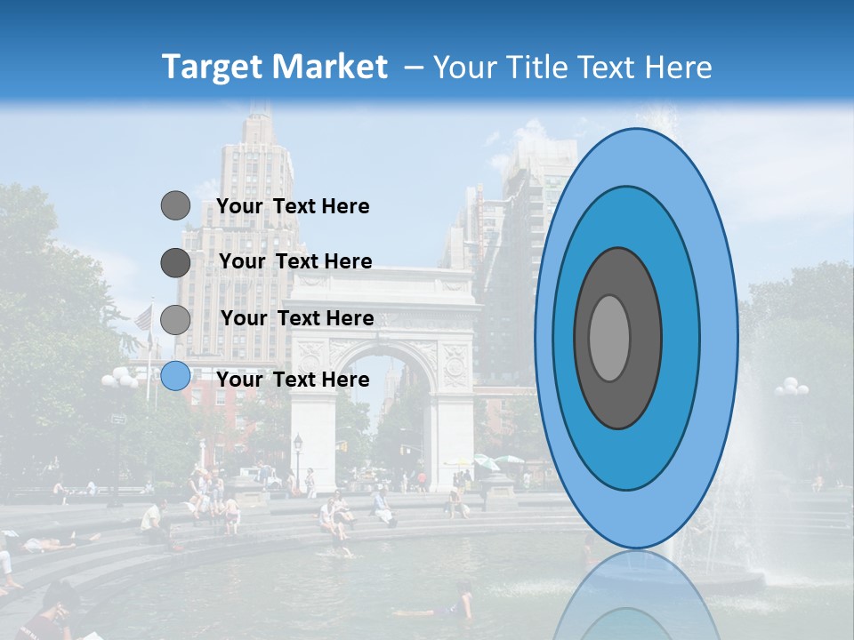 Downtown Triumphal Stone PowerPoint Template