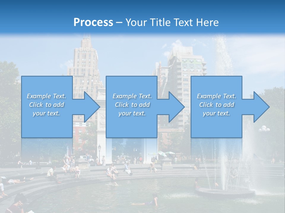 Downtown Triumphal Stone PowerPoint Template